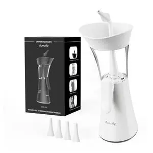 Manual Ear Wax Removal Kit - One-Hand Control Ear Cleaner Tool, Easy to Use Ear Irrigation Flushing System with Soft Silicone Tip for Effective & Safe to Clean Ear Built Up Wax Home Use(White) Manual Ear Wax Removal Kit - One-Hand Control Ear Cleaner Tool, Easy to Use Ear Irrigation Flushing System with Soft Silicone Tip for Effective & Safe to Clean Ear Built Up Wax Home Use(White)