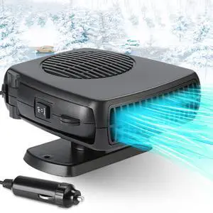 Car Fan - Portable Car Heater and Cooler with 360° Rotatable Base, 12V Car Heater 150W, Quick Defrosting & Demisting for Windshield, Universal for Truck/SUV/Car (Cigarette Lighter Plug) Car Fan - Portable Car Heater and Cooler with 360° Rotatable Base, 12V Car Heater 150W, Quick Defrosting & Demisting for Windshield, Universal for Truck/SUV/Car (Cigarette Lighter Plug)