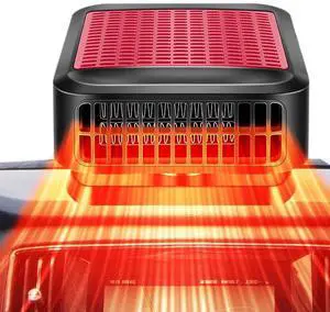 Portable Car Heater & Defroster 12V 200W Fast Heating and Cooling Fan | Plug in Cigarette Lighter Windshield Defogger,with 360° Rotatable Portable Car Heaters for Vehicle, SUV & RV Portable Car Heater & Defroster 12V 200W Fast Heating and Cooling Fan | Plug in Cigarette Lighter Windshield Defogger,with 360° Rotatable Portable Car Heaters for Vehicle, SUV & RV
