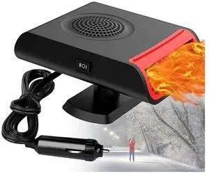 Car Heater,12v Portable Heater For Car,360° Rotatable Quick-Heating Defroster And Demister For For Cigarette Lighters Of Cars, Trucks, Rvs, And Campervans,Christmas Gifts (Black) Car Heater,12v Portable Heater For Car,360° Rotatable Quick-Heating Defroster And Demister For For Cigarette Lighters Of Cars, Trucks, Rvs, And Campervans,Christmas Gifts (Black)