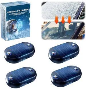 4pcs 2026 New Solar Anti-Freeze Electromagnetic Car Snow Removal DeviceMagic Car Defroster Snow Remover for Cars Ice Scraper Fast and Efficient Vehicle Microwave Deicing Instrument for Ice Scrapin 4pcs 2026 New Solar Anti-Freeze Electromagnetic Car Snow Removal DeviceMagic Car Defroster Snow Remover for Cars Ice Scraper Fast and Efficient Vehicle Microwave Deicing Instrument for Ice Scrapin