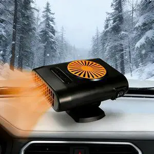 Car Heater 12V 200W Fast Heating Defrost Defogger Automobile Windscreen Fan 2 in 1 Heating and Cooling Fan in Cigarette Lighter (Orange Black) Car Heater 12V 200W Fast Heating Defrost Defogger Automobile Windscreen Fan 2 in 1 Heating and Cooling Fan in Cigarette Lighter (Orange Black)
