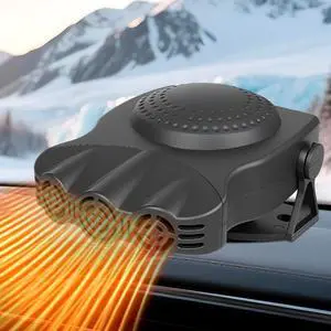 Car Heater 12V 200W 2-in-1 Defroster & Defogger, Fast Heating, Large Airflow, 360° Rotation, Durable High-Temp Design for All 12V Vehicles Car Heater 12V 200W 2-in-1 Defroster & Defogger, Fast Heating, Large Airflow, 360° Rotation, Durable High-Temp Design for All 12V Vehicles