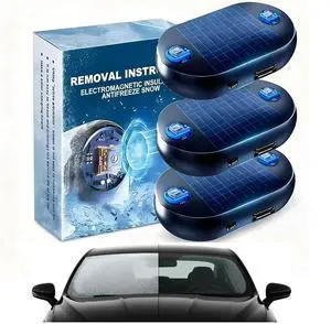 Anti-Freeze Electromagnetic Car Snow Removal Device,Electromagnetic Wave Anti Freezing and Snow Removal,Portable Kinetic Molecular Heater,Defroster for Car Windshield,Antifreeze Device (3PCS) Anti-Freeze Electromagnetic Car Snow Removal Device,Electromagnetic Wave Anti Freezing and Snow Removal,Portable Kinetic Molecular Heater,Defroster for Car Windshield,Antifreeze Device (3PCS)