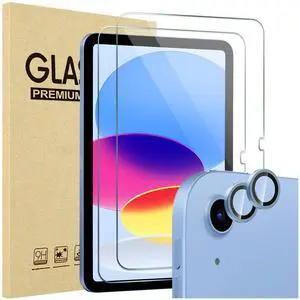2 Screen Protector for iPad A16 10th with 2 Camera Lens Protector 2 Screen Protector for iPad A16 10th with 2 Camera Lens Protector