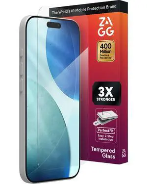 Glass+ Screen Protector for iPhone 17-3X Stronger, Impact & Shatter Protection, Scratch & Smudge-Resistant iPhone Tempered Glass, InvisibleShield, Easy PerfectFit Install Glass+ Screen Protector for iPhone 17-3X Stronger, Impact & Shatter Protection, Scratch & Smudge-Resistant iPhone Tempered Glass, InvisibleShield, Easy PerfectFit Install