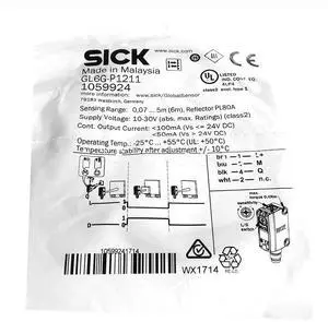 SICK GL6-P1211 Miniature Photoelectric Sensors,PNP,New SICK GL6-P1211 Miniature Photoelectric Sensors,PNP,New