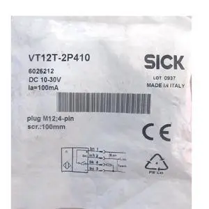 SICK VT12T-2P410 Photoelectric Switch ,PNP,New SICK VT12T-2P410 Photoelectric Switch ,PNP,New