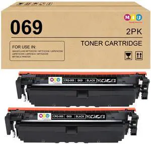 069 Black Toner Cartridge 2 Pack Compatible with Canon 069 Toner Cartridges, Working for Canon imageCLASS MF753Cdw MF751Cdw LBP674Cdw LBP673Cdw LBP674Cx MF752Cdw MF756Cx Printer(2 Pack, Black) 069 Black Toner Cartridge 2 Pack Compatible with Canon 069 Toner Cartridges, Working for Canon imageCLASS MF753Cdw MF751Cdw LBP674Cdw LBP673Cdw LBP674Cx MF752Cdw MF756Cx Printer(2 Pack, Black)