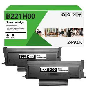 2 Pack B221H00 Black High Yield Toner Cartridge Works for Lexmark B2236 B2236dw MB2236 MB2236adw Printer (with New Chip) 2 Pack B221H00 Black High Yield Toner Cartridge Works for Lexmark B2236 B2236dw MB2236 MB2236adw Printer (with New Chip)