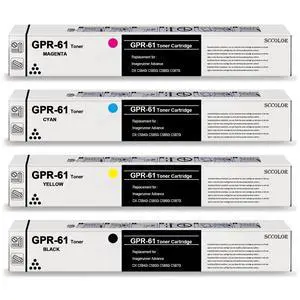 GPR-61 GPR61 High Yield Toner Cartridge GPR 61 GPR-61 Black Cyan Magenta Yellow Toner Cartridge Replacement for Canon Imagerunner Advance DX C5840i C5850i C5860i C5870i Series Printer GPR-61 GPR61 High Yield Toner Cartridge GPR 61 GPR-61 Black Cyan Magenta Yellow Toner Cartridge Replacement for Canon Imagerunner Advance DX C5840i C5850i C5860i C5870i Series Printer