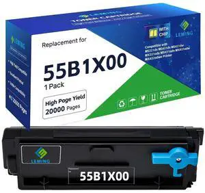 55B1X00 Toner Cartridges 20,000 Pages (with Chip) Replacement for Lexmark 55B1X00 55B1H00 55B1000 Toner for Lexmark MS331dn MS431dn MS431dw MX331adn MX431adw MX431adn MX432adwe MS331 MS431 MX331 55B1X00 Toner Cartridges 20,000 Pages (with Chip) Replacement for Lexmark 55B1X00 55B1H00 55B1000 Toner for Lexmark MS331dn MS431dn MS431dw MX331adn MX431adw MX431adn MX432adwe MS331 MS431 MX331