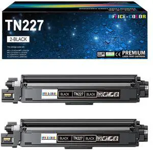 TN227 Black High Yield Toner Cartridge for Brother TN227BK, 2-Pack | Replacement for Brother TN 227BK, Compatible with HL-L3270CDW HL-L3230CDW HL-L3210CW MFC-L3710CDW HL-L3290CDW Printer TN227 Black High Yield Toner Cartridge for Brother TN227BK, 2-Pack | Replacement for Brother TN 227BK, Compatible with HL-L3270CDW HL-L3230CDW HL-L3210CW MFC-L3710CDW HL-L3290CDW Printer