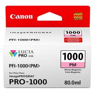 PFI-1000 Genuine Photo Magenta Ink Tank, Compatible with ImagePROGRAF PRO-1000 Printers PFI-1000 Genuine Photo Magenta Ink Tank, Compatible with ImagePROGRAF PRO-1000 Printers