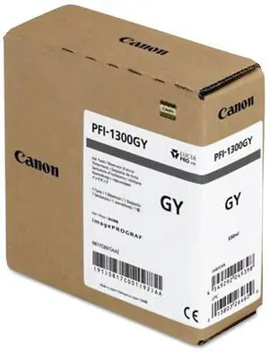 0817C001AA (PFI-1300) Ink, Gray (CNM0817C001AA) 0817C001AA (PFI-1300) Ink, Gray (CNM0817C001AA)