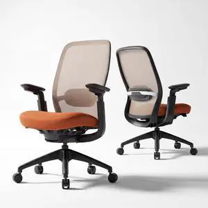 Aether Executive Office Chair for Long Hours, One-Touch Easy Adjust Managerial Desk Chair with Levitating Seat Cushion & Pilot-Level Sync Armrests, 300 LBS Mid Back Mesh Computer Chair,Orange Aether Executive Office Chair for Long Hours, One-Touch Easy Adjust Managerial Desk Chair with Levitating Seat Cushion & Pilot-Level Sync Armrests, 300 LBS Mid Back Mesh Computer Chair,Orange