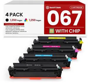 067 Toner Cartridge Set 4 Pack Replacement for Canon 067 067H | Compatible for Canon Color ImageCLASS MF653Cdw MF656Cdw LBP632Cdw MF654Cdw LBP633Cdw MF650C LBP630C Series Printers 067 Toner Cartridge Set 4 Pack Replacement for Canon 067 067H | Compatible for Canon Color ImageCLASS MF653Cdw MF656Cdw LBP632Cdw MF654Cdw LBP633Cdw MF650C LBP630C Series Printers