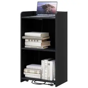 Podium Stand - Portable Podium Stand with 4 Rolling Wheels, Pulpits for Churches with Adjustable Shelf, Hostess Stand, Mobile podiums for Church, Classroom, Office (with Charging Station) Podium Stand - Portable Podium Stand with 4 Rolling Wheels, Pulpits for Churches with Adjustable Shelf, Hostess Stand, Mobile podiums for Church, Classroom, Office (with Charging Station)