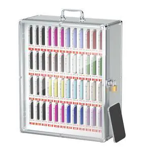 48 Slots Portable Cell Phone Locker with Upgraded Security Lock | Aluminum Alloy Pocket Chart Cell Phones Storage Cabinet, Cell Phone Holder for Classroom Office, Can be Carried by Hand 48 Slots Portable Cell Phone Locker with Upgraded Security Lock | Aluminum Alloy Pocket Chart Cell Phones Storage Cabinet, Cell Phone Holder for Classroom Office, Can be Carried by Hand