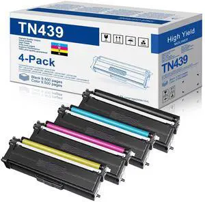 TN439BK, TN439C, TN439Y, TN439M 4-Color Super High Yield Toner Cartridge Set Compatible Replacement for Brother TN-439 TN439 HL-L8260CDW HL-L8360CDW MFC-L8610CDW HL-L9310CDW Printer TN439BK, TN439C, TN439Y, TN439M 4-Color Super High Yield Toner Cartridge Set Compatible Replacement for Brother TN-439 TN439 HL-L8260CDW HL-L8360CDW MFC-L8610CDW HL-L9310CDW Printer
