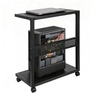 Large Computer Tower Stand 2-Tier Metal PC Stand for Floor Carpet | Under Desk Mobile CPU Stand for Most Computer Towers, 17.52"L x 27.16 "H Large Computer Tower Stand 2-Tier Metal PC Stand for Floor Carpet | Under Desk Mobile CPU Stand for Most Computer Towers, 17.52"L x 27.16 "H