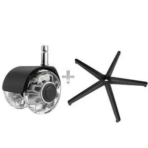 2 Inch Heavy Duty Caster Wheels-28'' Heavy Duty Office Chair Base Replacement,Universal Fit,Safe for All Floor or Carpet 2 Inch Heavy Duty Caster Wheels-28'' Heavy Duty Office Chair Base Replacement,Universal Fit,Safe for All Floor or Carpet