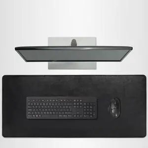 Full Grain Genuine Leather Desk Pad Black (XL) - Premium Desk Mat with Non-Slip Backing, Thick 3mm, Office Desk Protector for Work & Gaming (Extra Large 35.4 x 15.7 inch) Full Grain Genuine Leather Desk Pad Black (XL) - Premium Desk Mat with Non-Slip Backing, Thick 3mm, Office Desk Protector for Work & Gaming (Extra Large 35.4 x 15.7 inch)