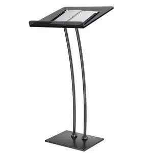Acrylic Podium Lectern with Iron Stable Bottom, Pulpits for Churches with 10MM Thickened Acrylic Countertop, Multi Function Pulpit for Modern Classroom Music Concert Wedding Conference Event Acrylic Podium Lectern with Iron Stable Bottom, Pulpits for Churches with 10MM Thickened Acrylic Countertop, Multi Function Pulpit for Modern Classroom Music Concert Wedding Conference Event