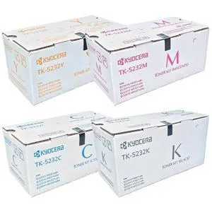 TK5232 (TK-5232) 4-Color Toner Cartridge Set for M5521cdw, P5021cdw TK5232 (TK-5232) 4-Color Toner Cartridge Set for M5521cdw, P5021cdw