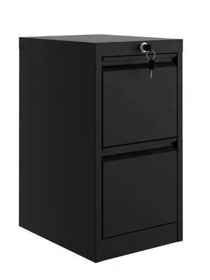 File Cabinet with 2-Drawer Lock - Vertical Metal Filing Cabinet for Letter/Legal Size Documents - Heavy Duty File Storage for Home Office | Requires Assembly, Black File Cabinet with 2-Drawer Lock - Vertical Metal Filing Cabinet for Letter/Legal Size Documents - Heavy Duty File Storage for Home Office | Requires Assembly, Black