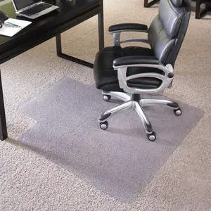 EverLife Anchor Bar Lipped Vinyl Chair Mat for High Pile Carpet, 36 by 48-Inch, Clear EverLife Anchor Bar Lipped Vinyl Chair Mat for High Pile Carpet, 36 by 48-Inch, Clear
