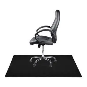 Workstation Desk Chair Mats for Hard Floors, Home & Office Floor Protector, Easy to Clean, Stain-Resistant Vinyl Black, 46 Inches x 72 Inches, Made in The USA Workstation Desk Chair Mats for Hard Floors, Home & Office Floor Protector, Easy to Clean, Stain-Resistant Vinyl Black, 46 Inches x 72 Inches, Made in The USA
