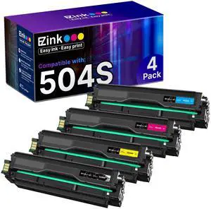 CLT-504S CLT-K504S Toner Cartridge for Samsung 504S K504S CLT 504S | Compatible for Samsung Xpress C1860FW C1810W SL-C1860FW SL-C1810W CLX-4195FW CLP-415NW Printer(1Black 1Cyan 1Yellow 1Magenta) CLT-504S CLT-K504S Toner Cartridge for Samsung 504S K504S CLT 504S | Compatible for Samsung Xpress C1860FW C1810W SL-C1860FW SL-C1810W CLX-4195FW CLP-415NW Printer(1Black 1Cyan 1Yellow 1Magenta)