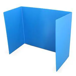18x 46.5 Blue Plastic Study Carrel, Privacy Boards, Premium Corrugated Plastic, Student Privacy and Focus Booth for The Classroom, Desk Divider, Made in USA - 24 Pack 18x 46.5 Blue Plastic Study Carrel, Privacy Boards, Premium Corrugated Plastic, Student Privacy and Focus Booth for The Classroom, Desk Divider, Made in USA - 24 Pack