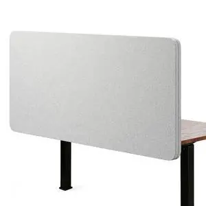 Desk Privacy Panel Sound Absorbing & Proof Desk Divider for Office | 24 x 60 Inch Clamp-on/Screw-on Acoustic Desk Back Panel Partition,Gray Desk Privacy Panel Sound Absorbing & Proof Desk Divider for Office | 24 x 60 Inch Clamp-on/Screw-on Acoustic Desk Back Panel Partition,Gray