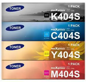 CLT-K404S, CLT-C404S, CLT-M404S, CLT-Y404S Toner Cartridge Set - 4 Pack Black Cyan Magenta Yellow Replacement for Samsung 404 404s clt404s clt-404s Toner for C430W C480FW C43x C48x Printer Toner CLT-K404S, CLT-C404S, CLT-M404S, CLT-Y404S Toner Cartridge Set - 4 Pack Black Cyan Magenta Yellow Replacement for Samsung 404 404s clt404s clt-404s Toner for C430W C480FW C43x C48x Printer Toner