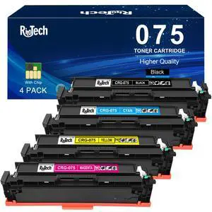 075 Toner Cartridge for Canon 075H MF662CdW LBP646Cdw LB647Cdw MF663Cdw | Replacement for Canon ImageCLASS LBP646Cdw LB647Cdw MF662CdW MF663Cdw MF664Cdw MF665CdW 4 Pack with Chip,No Fading,No Streak 075 Toner Cartridge for Canon 075H MF662CdW LBP646Cdw LB647Cdw MF663Cdw | Replacement for Canon ImageCLASS LBP646Cdw LB647Cdw MF662CdW MF663Cdw MF664Cdw MF665CdW 4 Pack with Chip,No Fading,No Streak