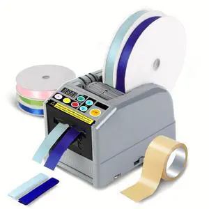 Ribbon Cutting Machine, Automatic Tape Dispenser 39.9 Inches Max Cut Length, Dual Manual and Auto Modes, Precision Cutting for Home, Business, School, Restaurant, Warehouse, Gift Wrapping Ribbon Cutting Machine, Automatic Tape Dispenser 39.9 Inches Max Cut Length, Dual Manual and Auto Modes, Precision Cutting for Home, Business, School, Restaurant, Warehouse, Gift Wrapping