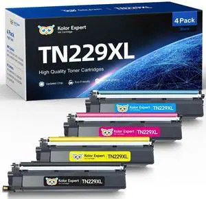 TN229XL TN229 Toner Cartridge Replacement for Brother TN-229XL MFC-L3780CDW MFC-L3720CDW HL-L3280CDW HL-L3220CDW HL-L3295CDW MFC-L3765CDW HL-L3300CDW HL-L8245CDW MFC-L8395CDW Printer (4 Pack) TN229XL TN229 Toner Cartridge Replacement for Brother TN-229XL MFC-L3780CDW MFC-L3720CDW HL-L3280CDW HL-L3220CDW HL-L3295CDW MFC-L3765CDW HL-L3300CDW HL-L8245CDW MFC-L8395CDW Printer (4 Pack)