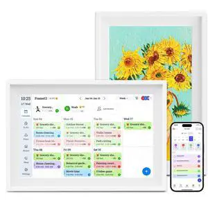Digital Calendar, 10.1" HD Touchscreen AI Photo Restoration & Meal Planner Auto-Rotate Desktop Wall Mount for Family Home, To Do List, Duty Chart Digital Calendar, 10.1" HD Touchscreen AI Photo Restoration & Meal Planner Auto-Rotate Desktop Wall Mount for Family Home, To Do List, Duty Chart