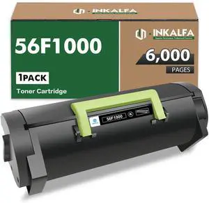 56F1000 56F1H00 MS521 Black Toner Cartridge 56F1000 MS621 MS321 Printer | Remanufactured for MS521 MS421 MS622 MX321 MS521Dn MS321dn MX521de MX622ade MX321adn MX421dn 622adhe MS621dn 622de Printer 56F1000 56F1H00 MS521 Black Toner Cartridge 56F1000 MS621 MS321 Printer | Remanufactured for MS521 MS421 MS622 MX321 MS521Dn MS321dn MX521de MX622ade MX321adn MX421dn 622adhe MS621dn 622de Printer