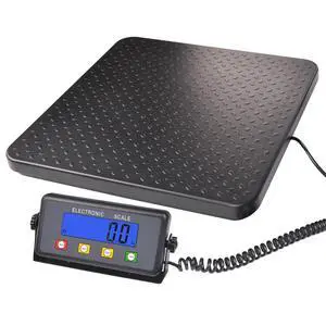 Surmountway Industrial Shipping Scale 660lbs with Anti-Slip Aluminium Platform, 11.8" x 11.8" Black Portable Digital Postal Scale for Shipping Packages Luggages with Tare/Count/Auto-Off Functions Surmountway Industrial Shipping Scale 660lbs with Anti-Slip Aluminium Platform, 11.8" x 11.8" Black Portable Digital Postal Scale for Shipping Packages Luggages with Tare/Count/Auto-Off Functions