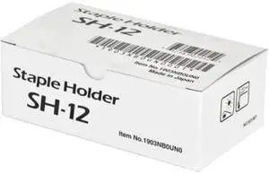 1903NB0UN0 Model SH-12 Staple Cartridge (3 Pack) for use with DF7110, DF790, DF790C, DF791, TASKalfa 3551ci and 5550ci Printers, 5000 Staples Per Cartridge 1903NB0UN0 Model SH-12 Staple Cartridge (3 Pack) for use with DF7110, DF790, DF790C, DF791, TASKalfa 3551ci and 5550ci Printers, 5000 Staples Per Cartridge