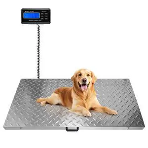 Dog Scales for Large Breed, Livestock Scale, Pet Scale for Large Dog, 1100lb x 0.2lb Animal Scale, LB, KG, OZ, 40.7 X 20.9 Stainless Steel Platform Veterinary Scale for Sheep, Pig, Shipping Dog Scales for Large Breed, Livestock Scale, Pet Scale for Large Dog, 1100lb x 0.2lb Animal Scale, LB, KG, OZ, 40.7 X 20.9 Stainless Steel Platform Veterinary Scale for Sheep, Pig, Shipping