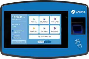 JR2500 Biometric Fingerprint, RFID, PIN Time Clock for Small Business Cloud-Based Attendance System with Optional Payroll Integration All-in-One System JR2500 Biometric Fingerprint, RFID, PIN Time Clock for Small Business Cloud-Based Attendance System with Optional Payroll Integration All-in-One System