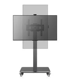 Mobile TV Cart Rolling TV Stand for 26 to 65 Inch TVs, Landscape to Portrait Rotating, Height Adjustable Portable Floor TV Stand with Locking Wheels Hold Up to 110 Lbs Max VESA 400x400mm Mobile TV Cart Rolling TV Stand for 26 to 65 Inch TVs, Landscape to Portrait Rotating, Height Adjustable Portable Floor TV Stand with Locking Wheels Hold Up to 110 Lbs Max VESA 400x400mm