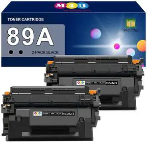 89A Black Toner Cartridges Compatible 89A CF289A 89X CF289X (with Chip) for Laser Jet Enterprise M507 M507n M507dn M507x MFP M528dn M528f M528c M528z M528 Series Printer (2-Pack) 89A Black Toner Cartridges Compatible 89A CF289A 89X CF289X (with Chip) for Laser Jet Enterprise M507 M507n M507dn M507x MFP M528dn M528f M528c M528z M528 Series Printer (2-Pack)