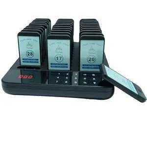 Restaurant Pager System Long Range, 1968ft,Pagers for Restaurants, Waterproof and Oilproof,Set Slow Fast Beep Speed, 30 Buzzers for Food Truck, Church, Hotel, Club Restaurant Pager System Long Range, 1968ft,Pagers for Restaurants, Waterproof and Oilproof,Set Slow Fast Beep Speed, 30 Buzzers for Food Truck, Church, Hotel, Club
