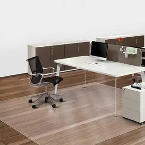 Chair Mat for Hard Floors, 60" x 75" Office Chair Mat for Hard Surface, Vinyl Floor Mat for Gaming Chairs, Multi-Purpose Floor Protector Desk Mat for Home Office (Clear) Chair Mat for Hard Floors, 60" x 75" Office Chair Mat for Hard Surface, Vinyl Floor Mat for Gaming Chairs, Multi-Purpose Floor Protector Desk Mat for Home Office (Clear)