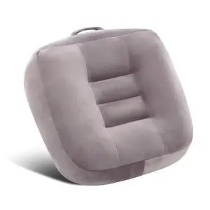 Extra Large Seat Cushion, Thick Chair Cushion Booster for Office Chair, to Rise Height, Velvet Cover with Handle and Anti-Slip Bottom, PP Cotton Filling, Coccyx Pain Relief (Grey, X Large) Extra Large Seat Cushion, Thick Chair Cushion Booster for Office Chair, to Rise Height, Velvet Cover with Handle and Anti-Slip Bottom, PP Cotton Filling, Coccyx Pain Relief (Grey, X Large)